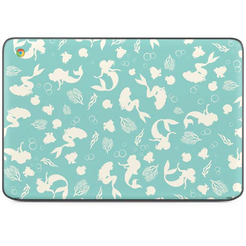 Disney The Little Mermaid Character Silhouette Pattern HP Chromebook Skin
