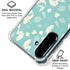 Disney The Little Mermaid Character Silhouette Pattern Galaxy A36 5G Clear Case