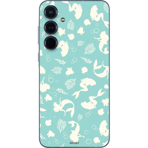 Disney The Little Mermaid Character Silhouette Pattern Galaxy A36 5G Skin