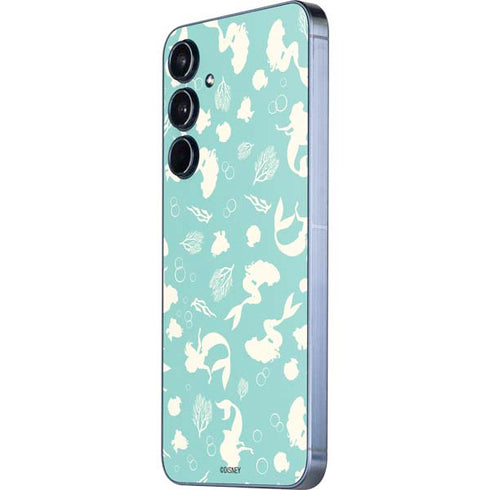 Disney The Little Mermaid Character Silhouette Pattern Galaxy A36 5G Skin