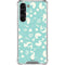 Disney The Little Mermaid Character Silhouette Pattern Galaxy S24 FE Clear Case