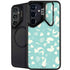 Disney The Little Mermaid Character Silhouette Pattern Galaxy S25 Kickstand Case