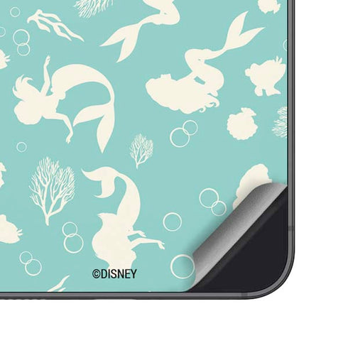 Disney The Little Mermaid Character Silhouette Pattern Galaxy S24 Plus Skin