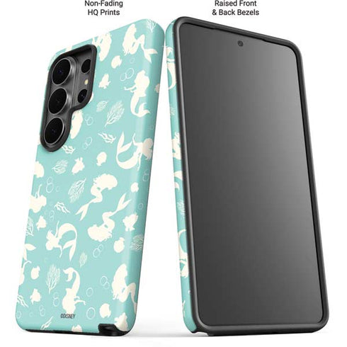 Disney The Little Mermaid Character Silhouette Pattern Galaxy S26 Ultra Impact Case
