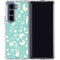 Disney The Little Mermaid Character Silhouette Pattern Galaxy Z Fold5 5G Clear Case