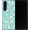 Disney The Little Mermaid Character Silhouette Pattern Galaxy Z Fold6 Skin