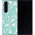 Disney The Little Mermaid Character Silhouette Pattern Galaxy Z Fold6 Skin
