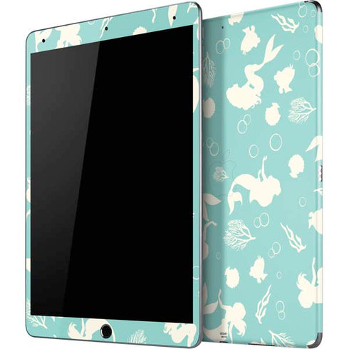 Disney The Little Mermaid Character Silhouette Pattern iPad Skins