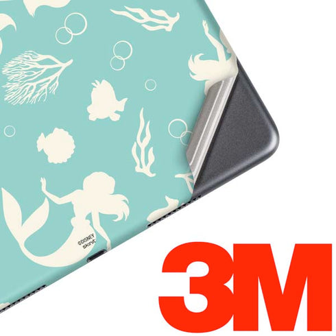 Disney The Little Mermaid Character Silhouette Pattern iPad Skins