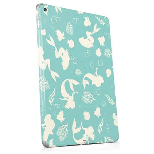 Disney The Little Mermaid Character Silhouette Pattern Apple iPad Skin