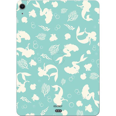 Disney The Little Mermaid Character Silhouette Pattern Apple iPad Air Skin