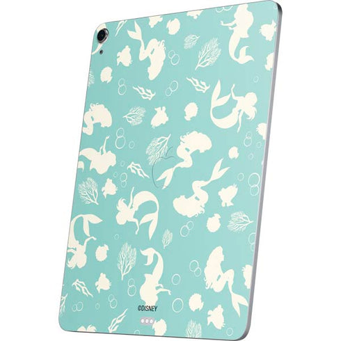 Disney The Little Mermaid Character Silhouette Pattern Apple iPad Air Skin