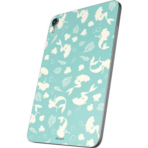 Disney The Little Mermaid Character Silhouette Pattern Apple iPad Mini Skin