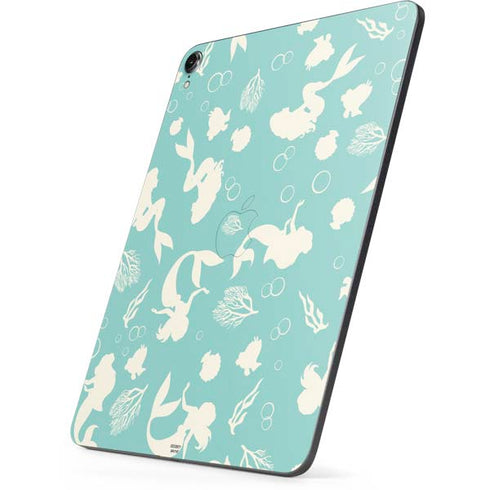 Disney The Little Mermaid Character Silhouette Pattern Apple iPad Pro Skin