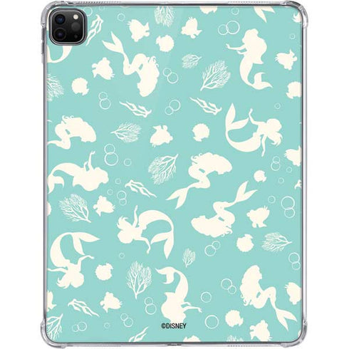Disney The Little Mermaid Character Silhouette Pattern iPad Pro 11in (2024) Clear Case