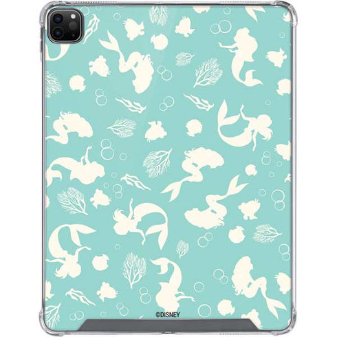 Disney The Little Mermaid Character Silhouette Pattern iPad Cases