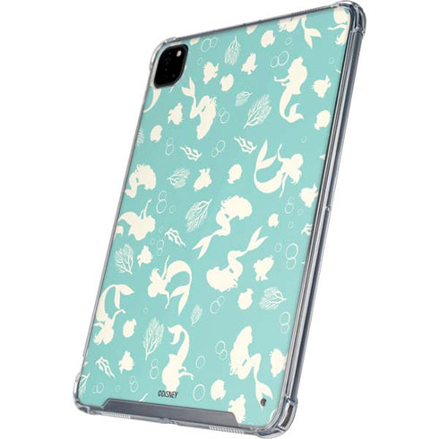 Disney The Little Mermaid Character Silhouette Pattern iPad Cases