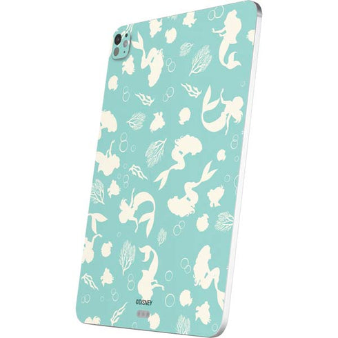 Disney The Little Mermaid Character Silhouette Pattern iPad Pro 13in M4 (2024) Skin