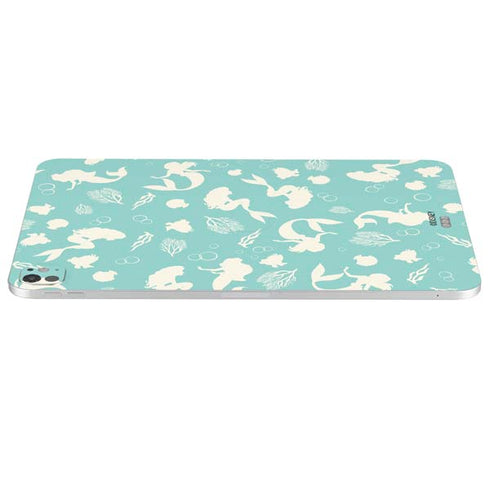 Disney The Little Mermaid Character Silhouette Pattern iPad Pro 13in M4 (2024) Skin