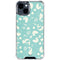 Disney The Little Mermaid Character Silhouette Pattern iPhone 15 Clear Case