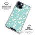 Disney The Little Mermaid Character Silhouette Pattern iPhone 15 Clear Case