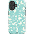 Disney The Little Mermaid Character Silhouette Pattern iPhone 16 Impact Case