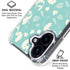 Disney The Little Mermaid Character Silhouette Pattern iPhone 16 Plus Clear Case