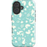 Disney The Little Mermaid Character Silhouette Pattern iPhone 16 Plus Impact Case