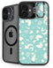 Disney The Little Mermaid Character Silhouette Pattern iPhone 16 Plus Kickstand Case