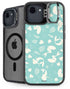 Disney The Little Mermaid Character Silhouette Pattern iPhone 16e Kickstand Case