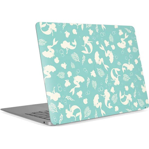 Disney The Little Mermaid Character Silhouette Pattern Apple MacBook Air Skin