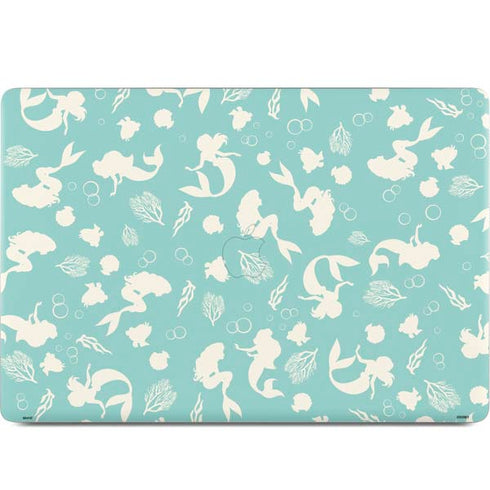 Disney The Little Mermaid Character Silhouette Pattern MacBook Skins