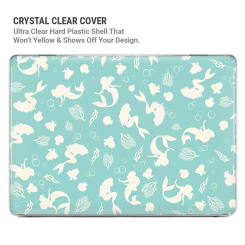 Disney The Little Mermaid Character Silhouette Pattern MacBook Cases