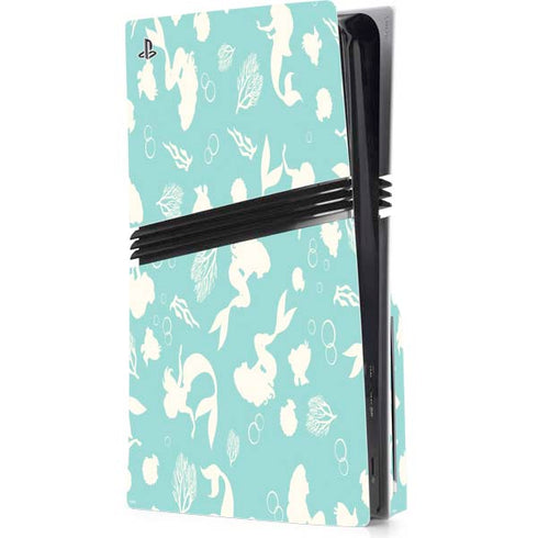 Disney The Little Mermaid Character Silhouette Pattern PlayStation PS5 Skins