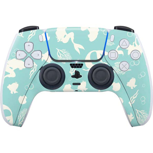 Disney The Little Mermaid Character Silhouette Pattern PlayStation PS5 Skins