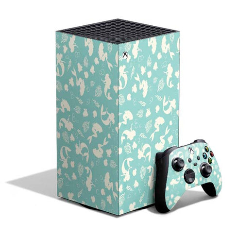Disney The Little Mermaid Character Silhouette Pattern XBox Series X Digital Edition Bundle Skin
