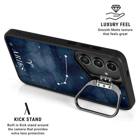 Aries Constellation Galaxy S24 FE Kickstand Case