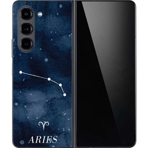 Aries Constellation Galaxy Z Fold5 5G Skin