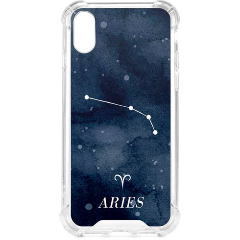 Aries Constellation iPhone XS Clear Case