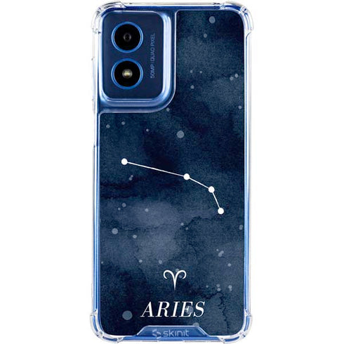 Aries Constellation Moto G Play 4G (2024) Clear Case