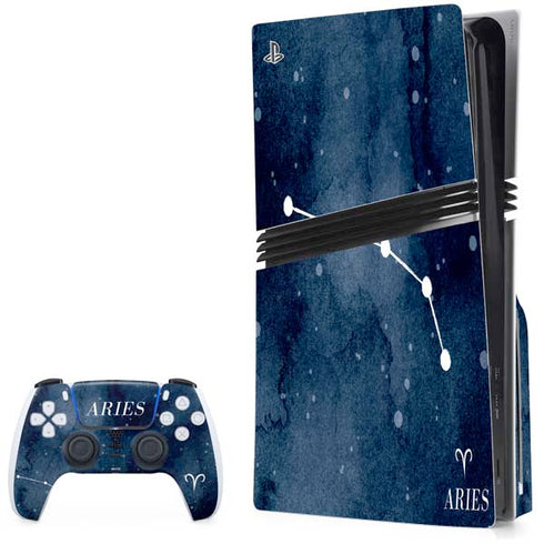 Aries Constellation PS5 Pro Disk Bundle Skin