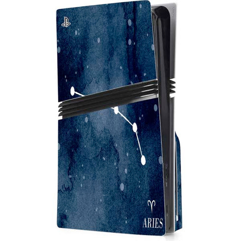 Aries Constellation PS5 Pro Disk Console Skin