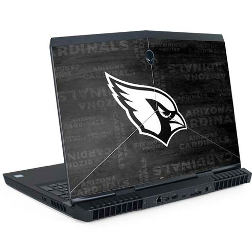 NFL Arizona Cardinals Black & White Dell Alienware Skin