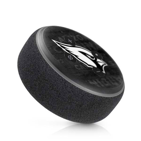 NFL Arizona Cardinals Black & White Amazon Echo Dot Skin