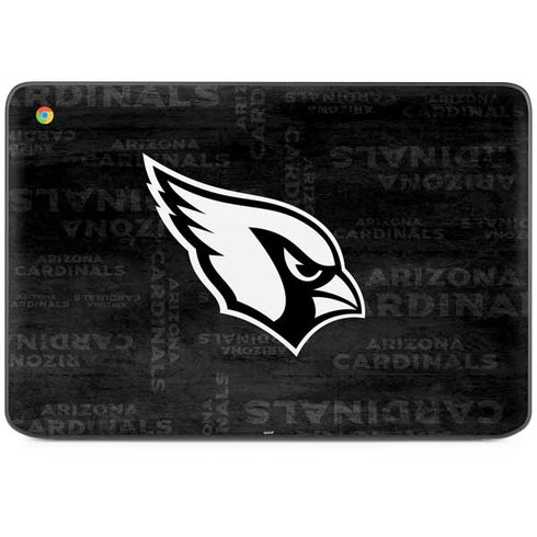 NFL Arizona Cardinals Black & White HP Chromebook Skin