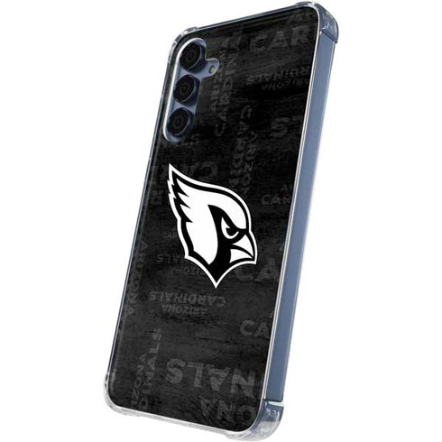 NFL Arizona Cardinals Black & White Galaxy A35 5G Clear Case