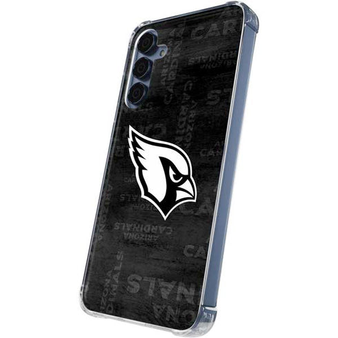 NFL Arizona Cardinals Black & White Galaxy A55 5G Clear Case