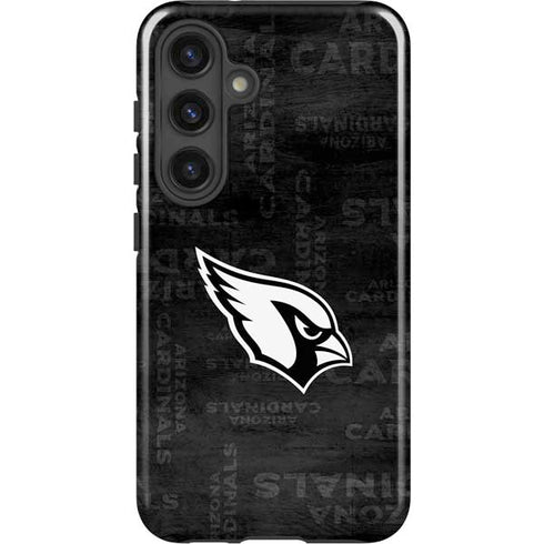 NFL Arizona Cardinals Black & White Galaxy S25 Impact Case