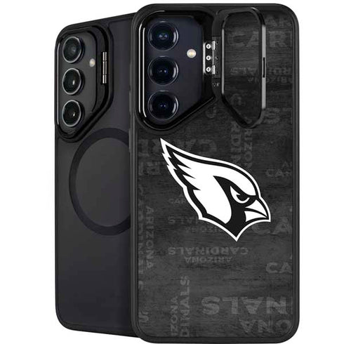 NFL Arizona Cardinals Black & White Galaxy S24 Kickstand Case