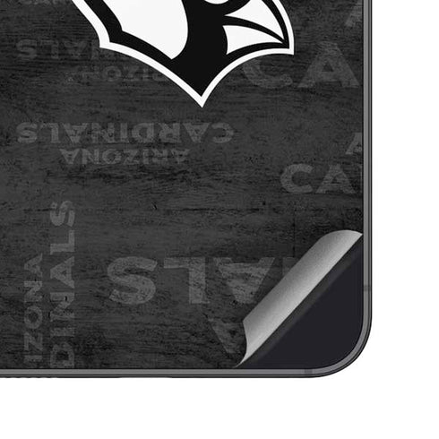 NFL Arizona Cardinals Black & White Galaxy S24 Plus Skin